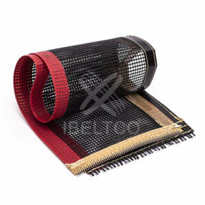 Malla teflón negra con fibra de vidrio para alta temperatura