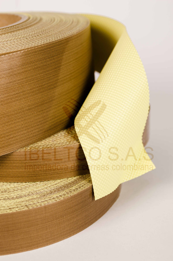 Tela teflón por rollos en fibra de vidrio con adhesivo - Imagen 4